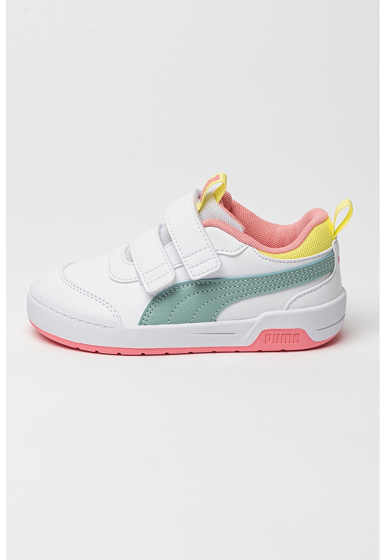 Oferte la Pantofi sport cu inchidere velcro Multiflex 2 - Galben pal/Alb optic/Verde feriga