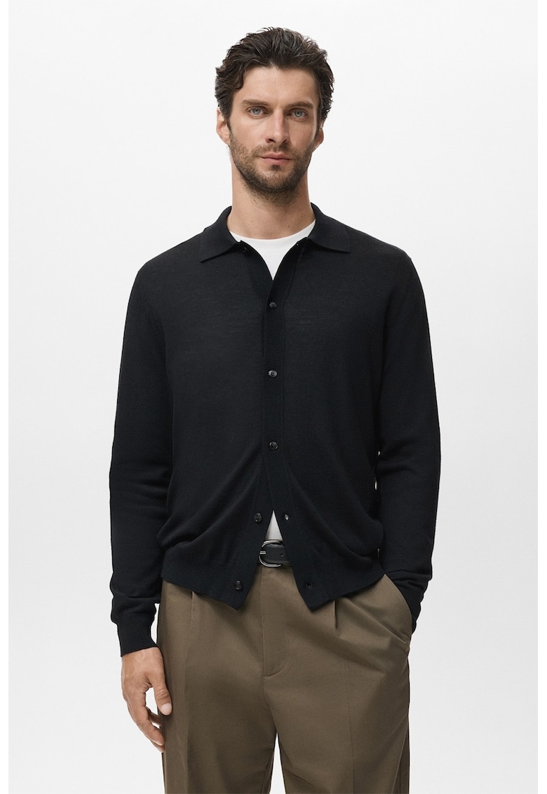 Oferte la Cardigan din lana - Negru
