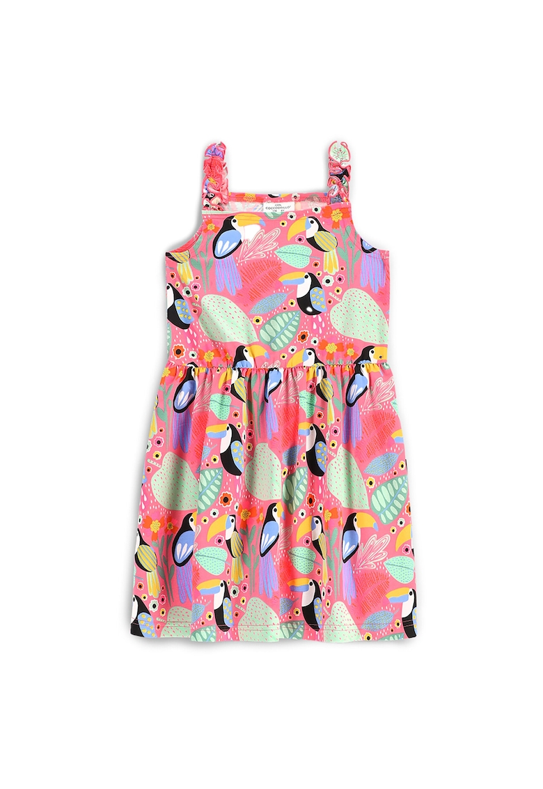 Oferte la Rochie de vara fete  WC5129302TGK - Bumbac/Elastan - Multicolor - Multicolor