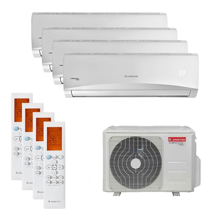 Oferte la Aparat Aer conditionat multisplit Ariston Prios 110 XD0 4 x 9000 BTU functie Turbo clasa A++