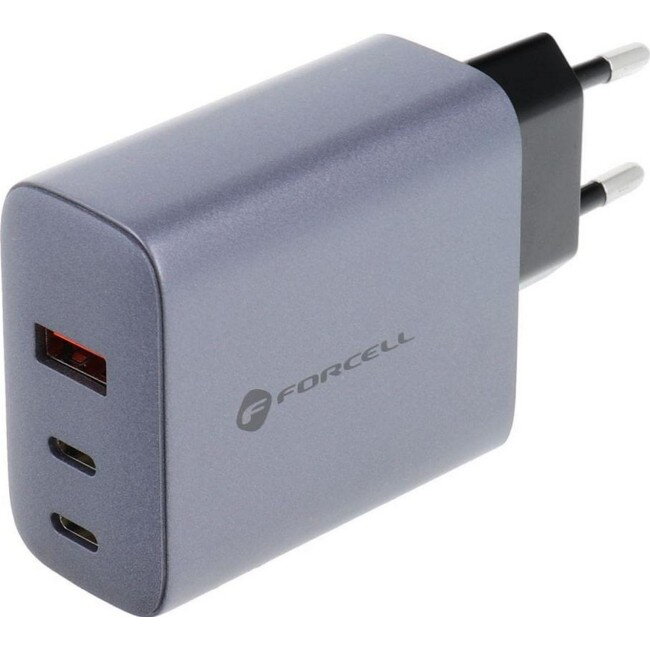 Oferte la Incarcator F-ENERGY GaN VT-42B 2 x Type C + USB A PD QC4.0 4A 65W Gri