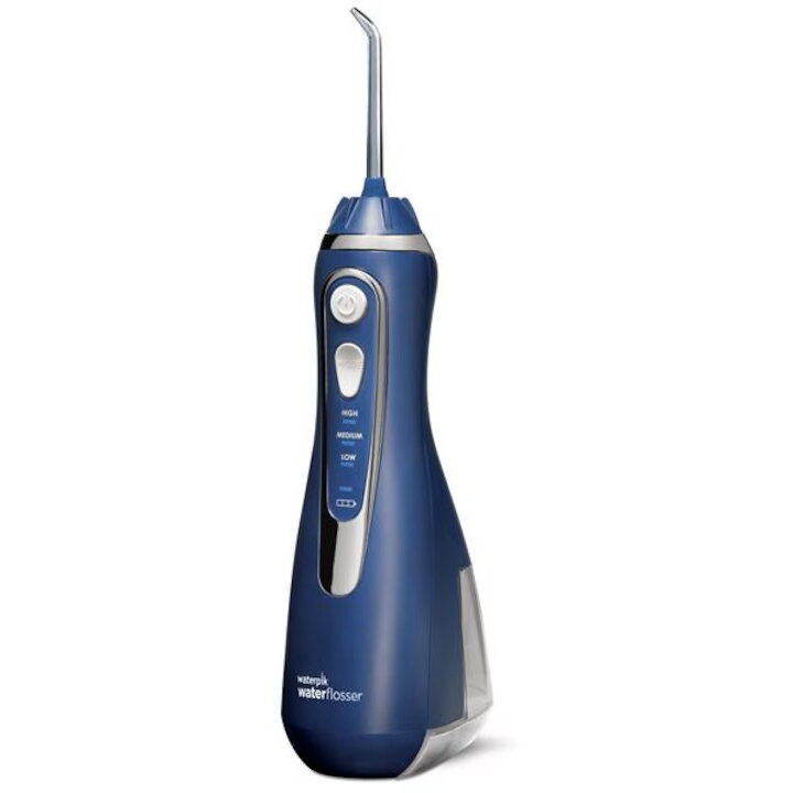Oferte la Dus Bucal Portabil H20023371 WP-583 4 Capete Curatare 3 Trepte Presiune Incarcare USB Magnetica Albastru