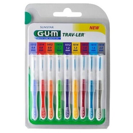 Oferte la Periuta de Dinti Interdentara GUM1699GB Trav-Ler Multicolor