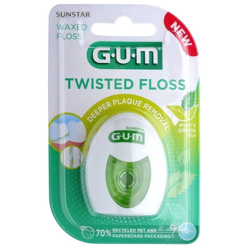 Oferte la Ata Dentara GUM3500BTM Twisted Floss 30m cu Gust de Menta