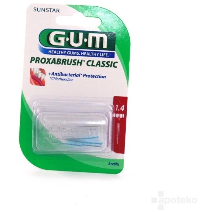 Oferte la Periuta de Dinti Interdentara GUM612M8B PROXABRUSH Rezerve Perii Fine Cilindric