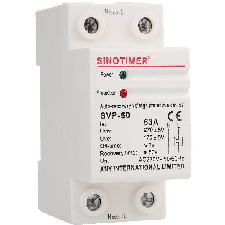 Oferte la Releu siguranta digitala de protectie tensiune, Sinotimer, SVP-60, 63A SVP-60-63A