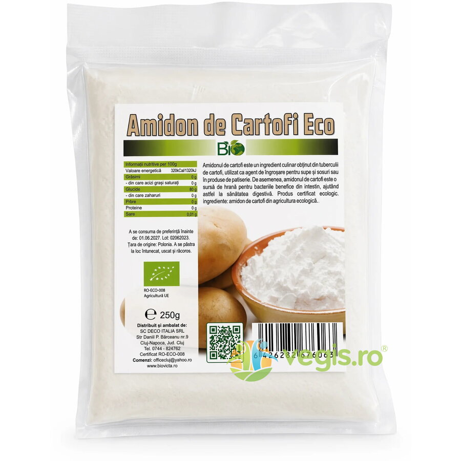 Oferte la Amidon de Cartofi Ecologic/Bio 250g