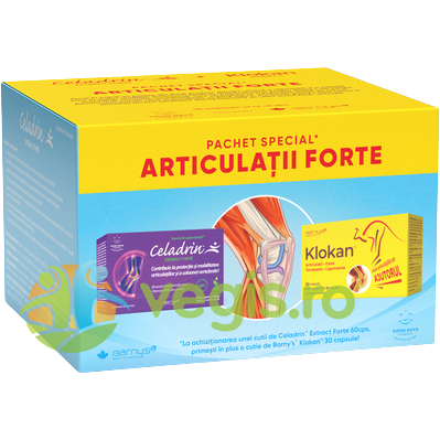 Oferte la Pachet Celadrin Extract Forte 60cps + Klokan 30cps