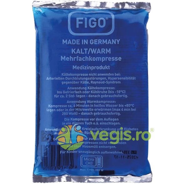 Oferte la Figo Compresa cu Gel Termic Rece/Cald 29x12cm