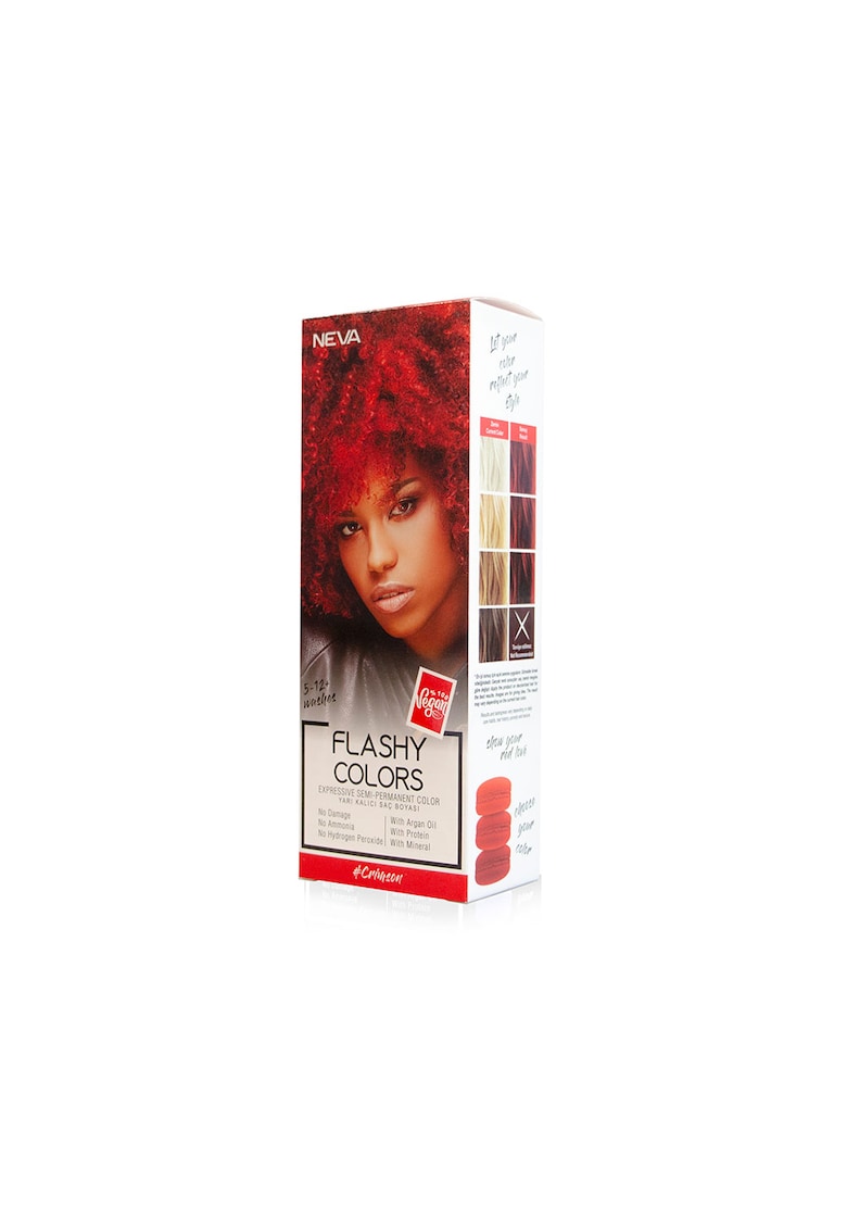 Oferte la Flashy Colors Crimson - Nuantator semipermanent - roscat intens - 100% vegan -  100 ml