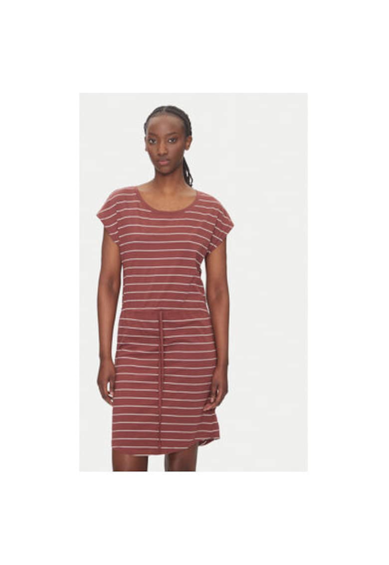 Oferte la Rochie dama  15153021 - Bumbac organic - Maro