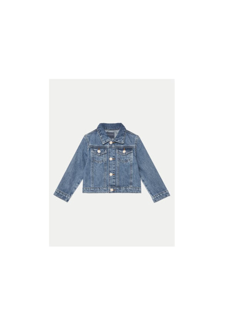 Oferte la Jacheta din denim cu model cu inimi