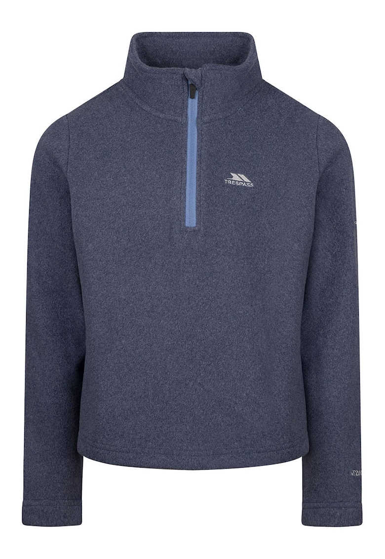 Oferte la Bluza de trening cu fenta cu fermoar pentru trekking Nollan - Albastru melange