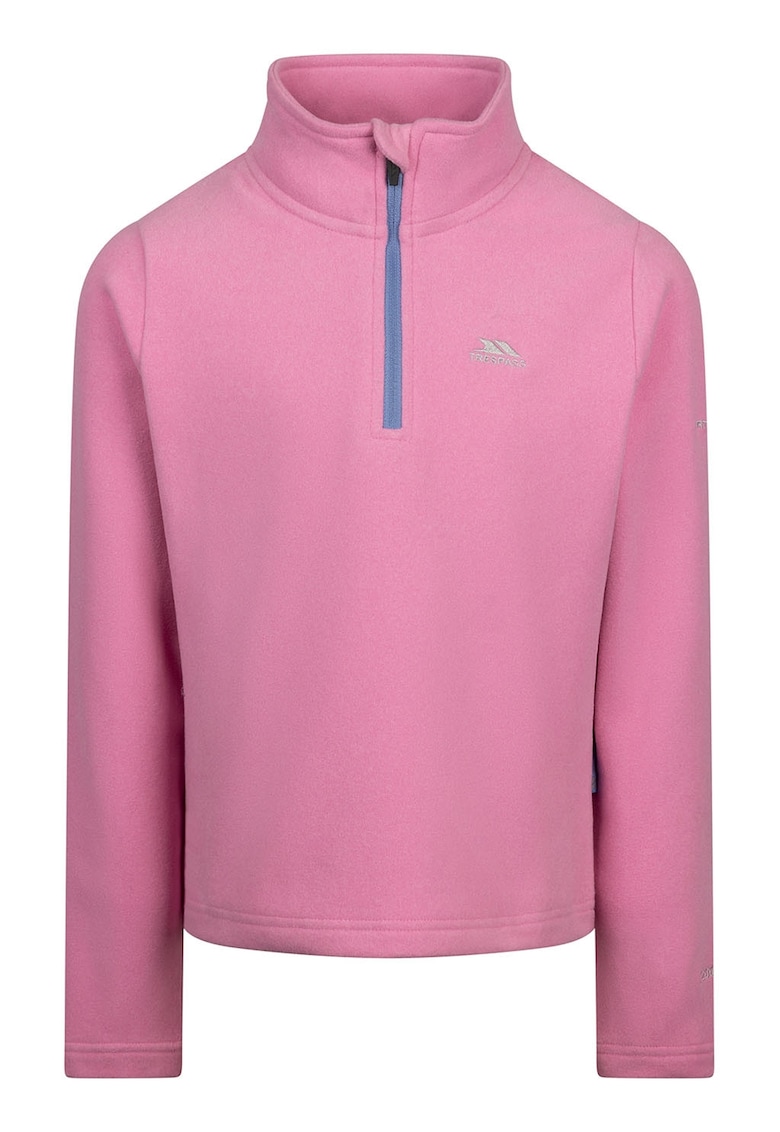 Oferte la Bluza de trening cu fenta cu fermoar pentru trekking Nollan - Roz pastel