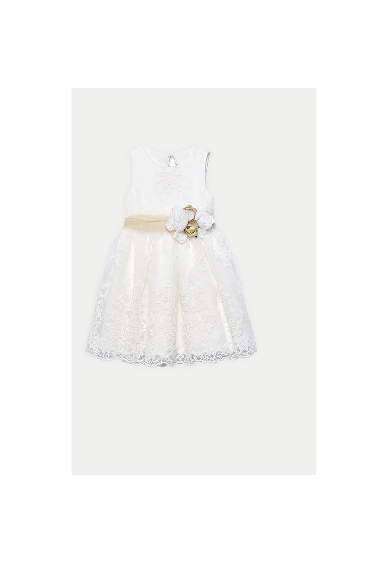 Oferte la Rochie fete Abel Lula - 5037 - Bumbac/Poliester - Ecru