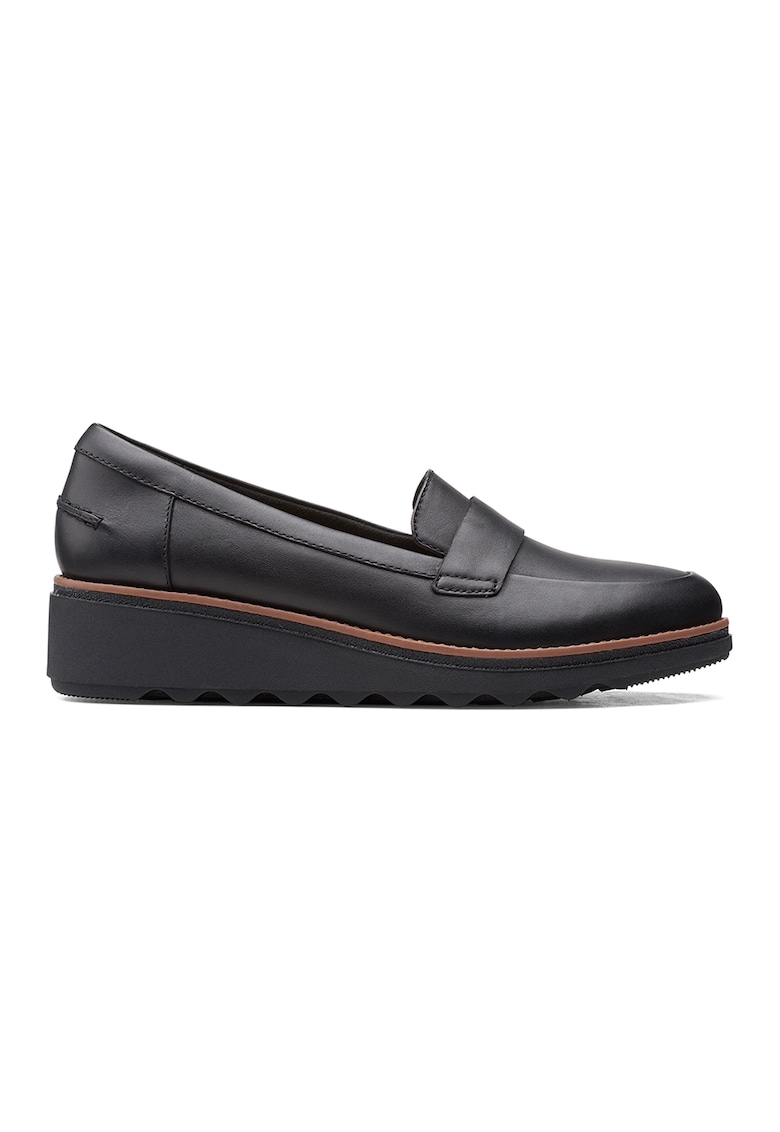 Oferte la Pantofi loafer wedge de piele Sharon Gracie