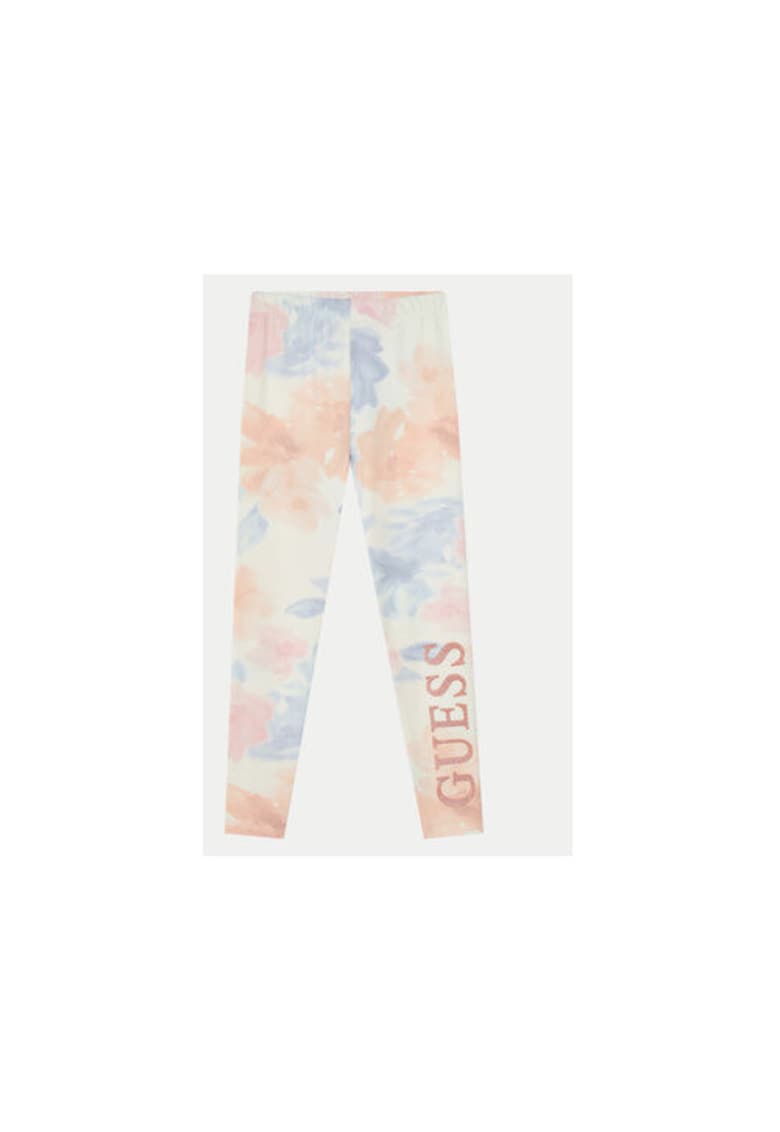 Oferte la Colanti din bumbac cu imprimeu tie-dye si logo
