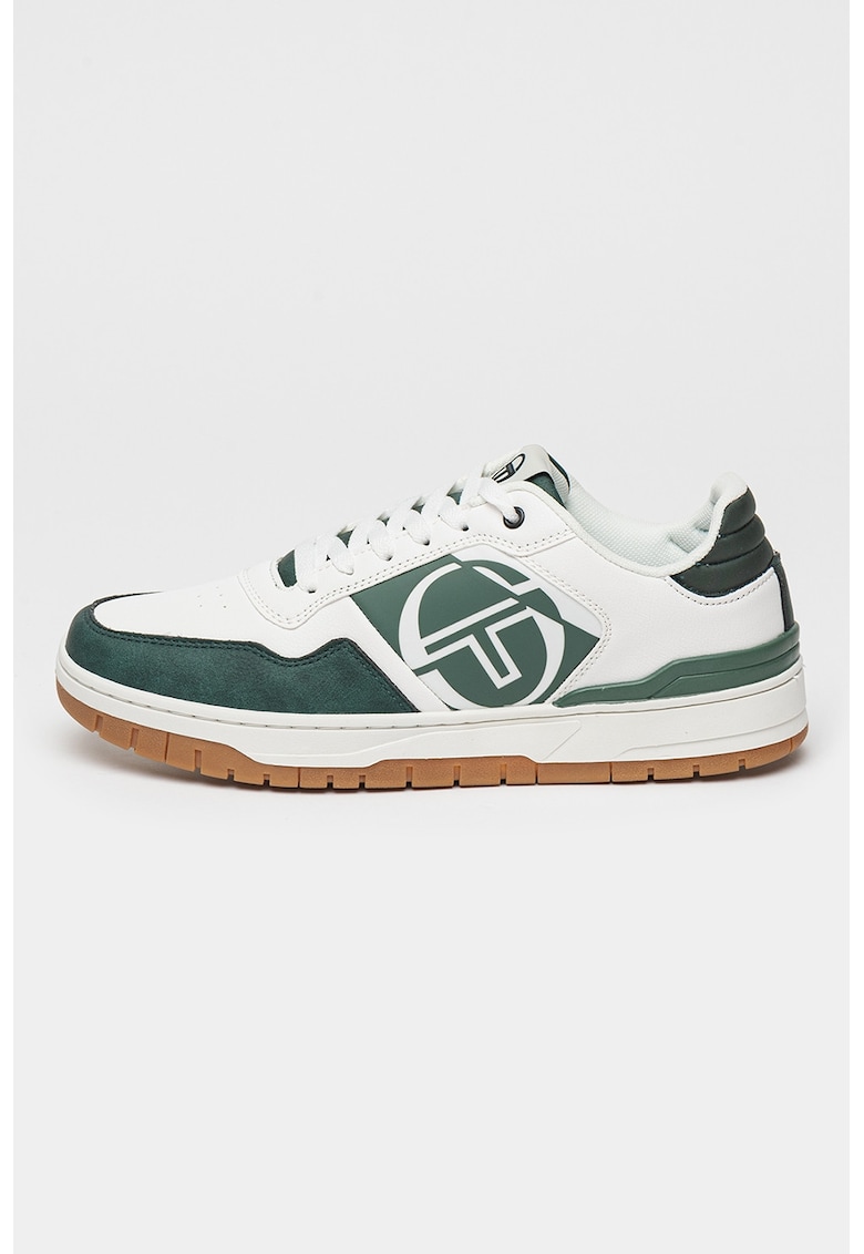 Oferte la Pantofi sport low-cut cu model colorblock - Alb/Verde aquamarin