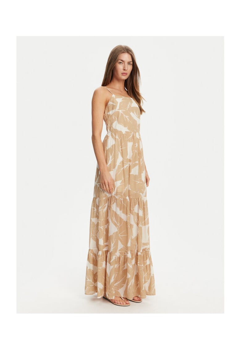 Oferte la Rochie de vara dama  511FD15021 - Bumbac/Viscoza - Bej - Bej