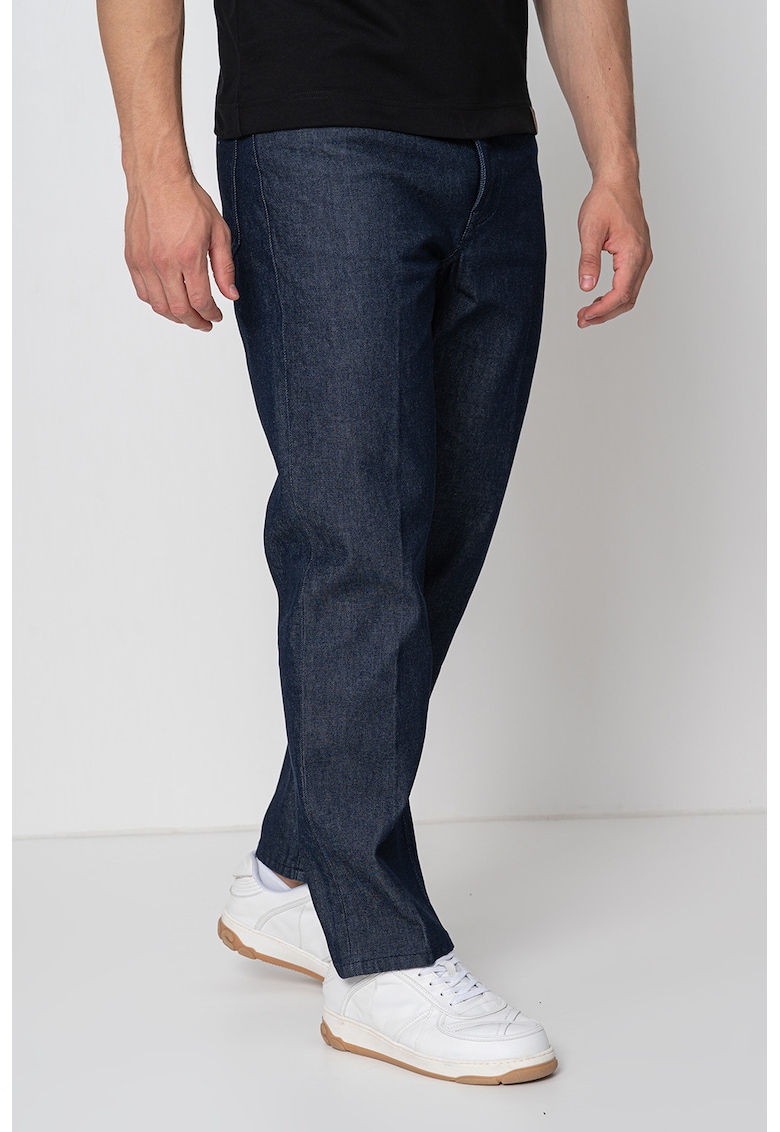Oferte la Blugi uni cu croiala dreapta - Albastru indigo
