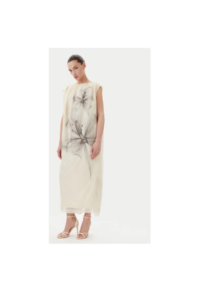 Oferte la Rochie dama  5586199 - Matase - Ecru - Ecru