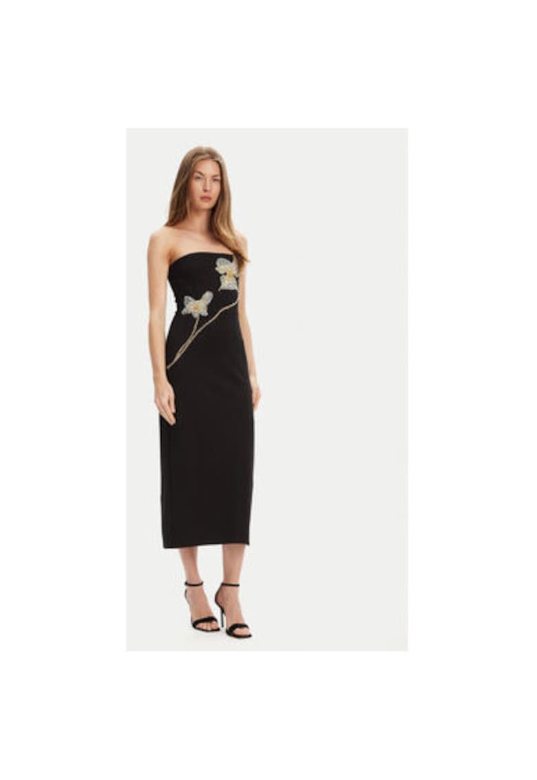 Oferte la Rochie dama  R24F2171KP - Viscoza/Poliamida - Negru - Negru