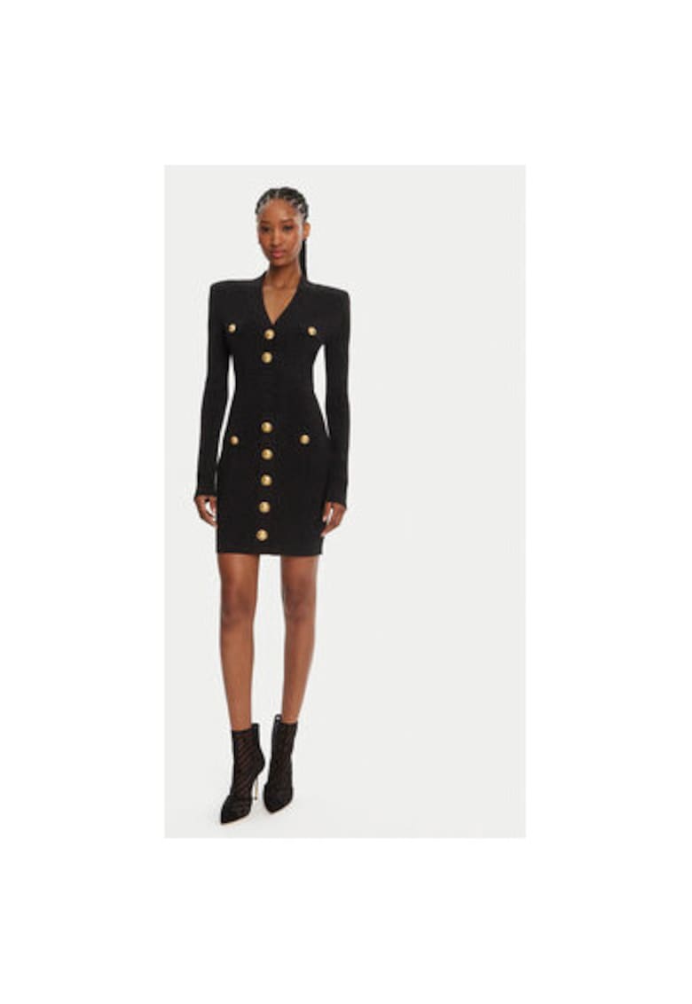 Oferte la Rochie Dama -  305313836 - Viscoza - Poliester - Negru - Negru