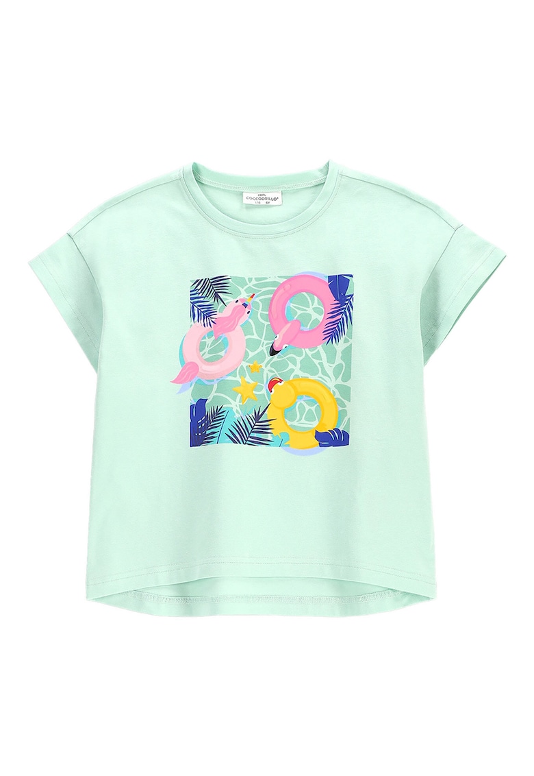 Oferte la Tricou fete  WC5143203HGK - Bumbac/Elastan - Verde - Verde