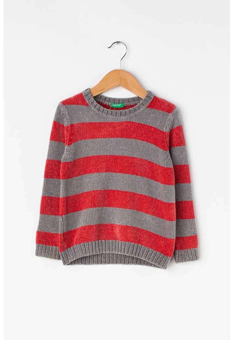 Oferte la Pulover tricotat cu model in dungi