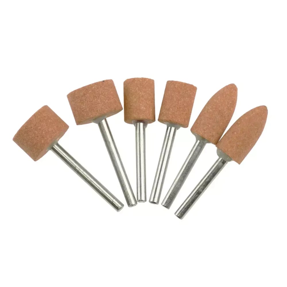Oferte la Set 6 pietre de slefuit cu tija pentru minifreza Dedra