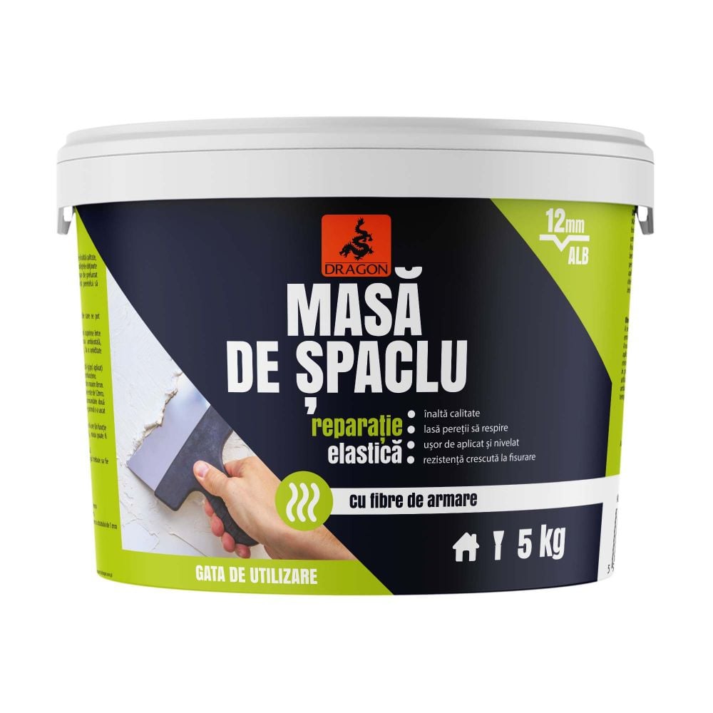 Oferte la Masa de spaclu elastica pentru interior Dragon 12x12, 5 kg
