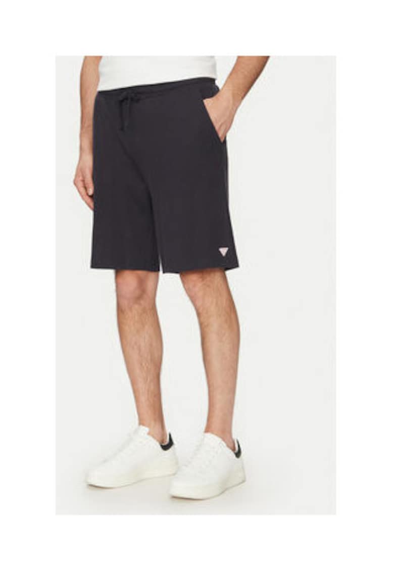 Oferte la Pantaloni scurti cu snur in talie - bleumarin
