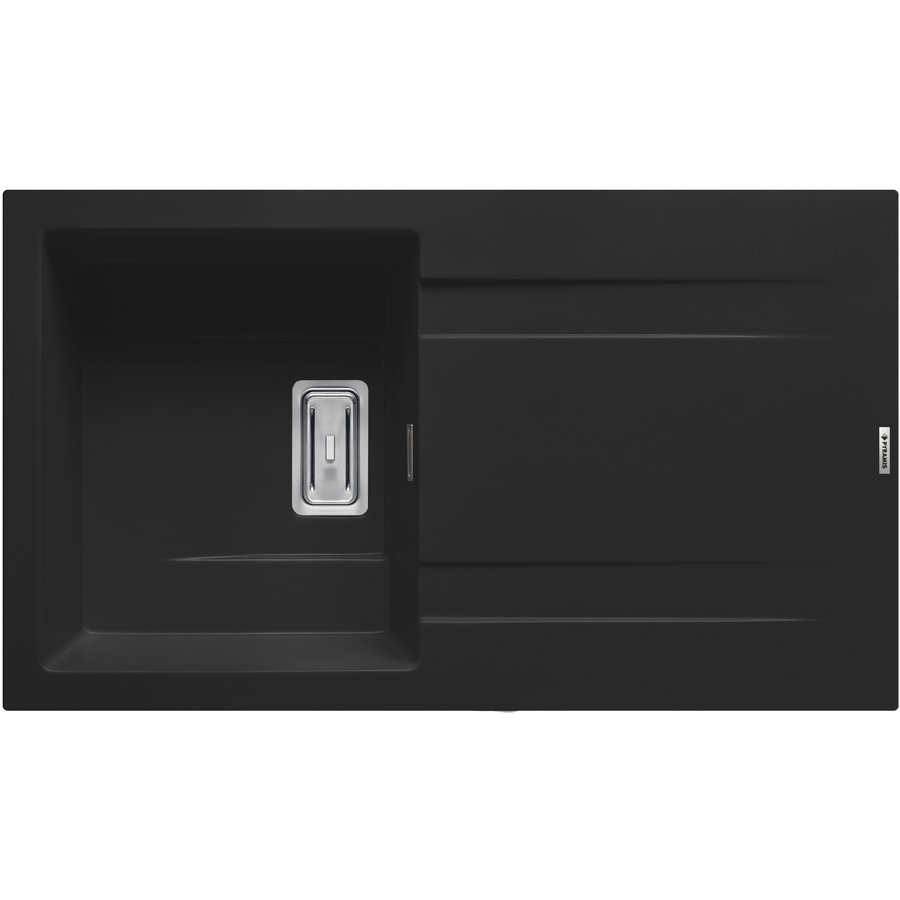 Oferte la Chiuveta bucatarie granit KARTESIO 85x50 1B 1D Carbon