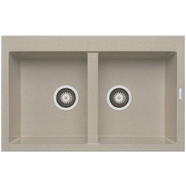 Oferte la Chiuveta bucatarie Alazia 79x50 2B Sand Beige