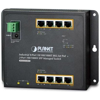 Oferte la Switch WGS-4215-8P2S Gigabit 8x RJ-45, 2x SFP, 200W PoE+