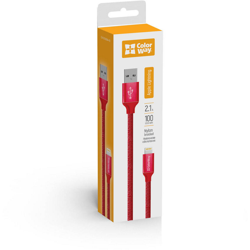 Oferte la Cablu Date/Incarcare USB Lightning 1m Rosu