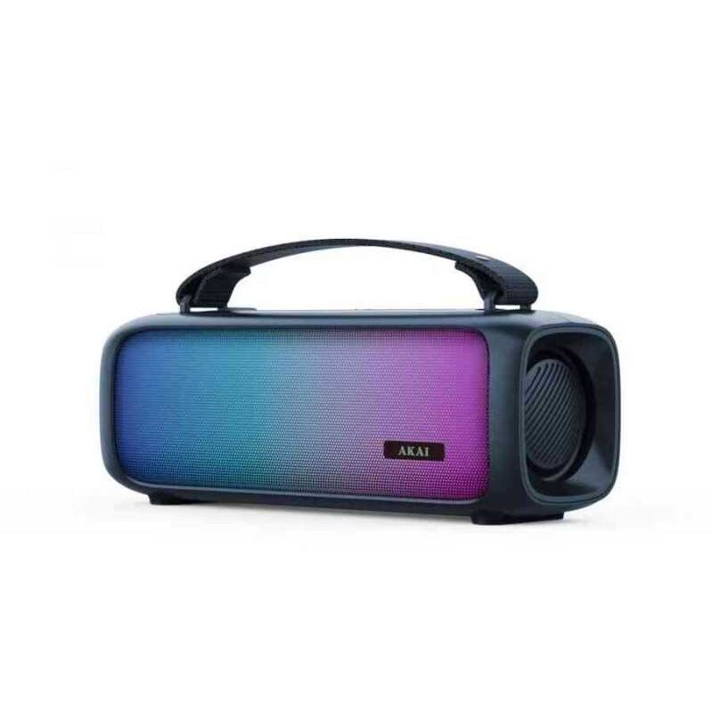 Oferte la Boxa Portabila ABTS-08-BL 8W Lumini RGB Bluetooth Albastru