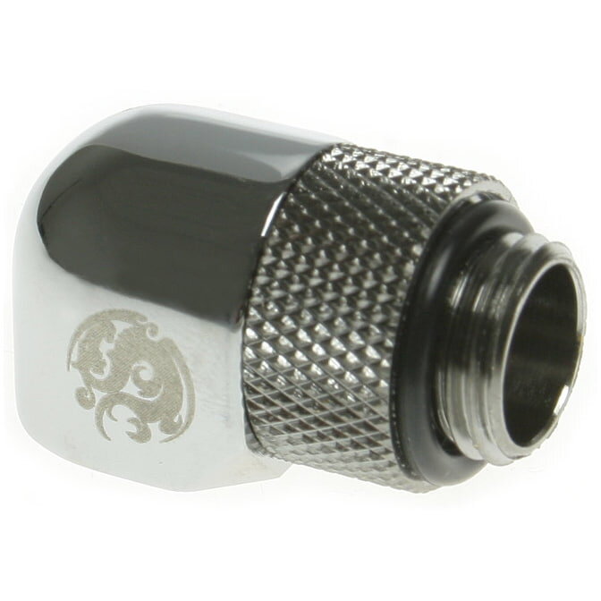 Oferte la Adaptor Racirea  Apa 90 Grade G1/4inch Alama Nichelata Argintiu