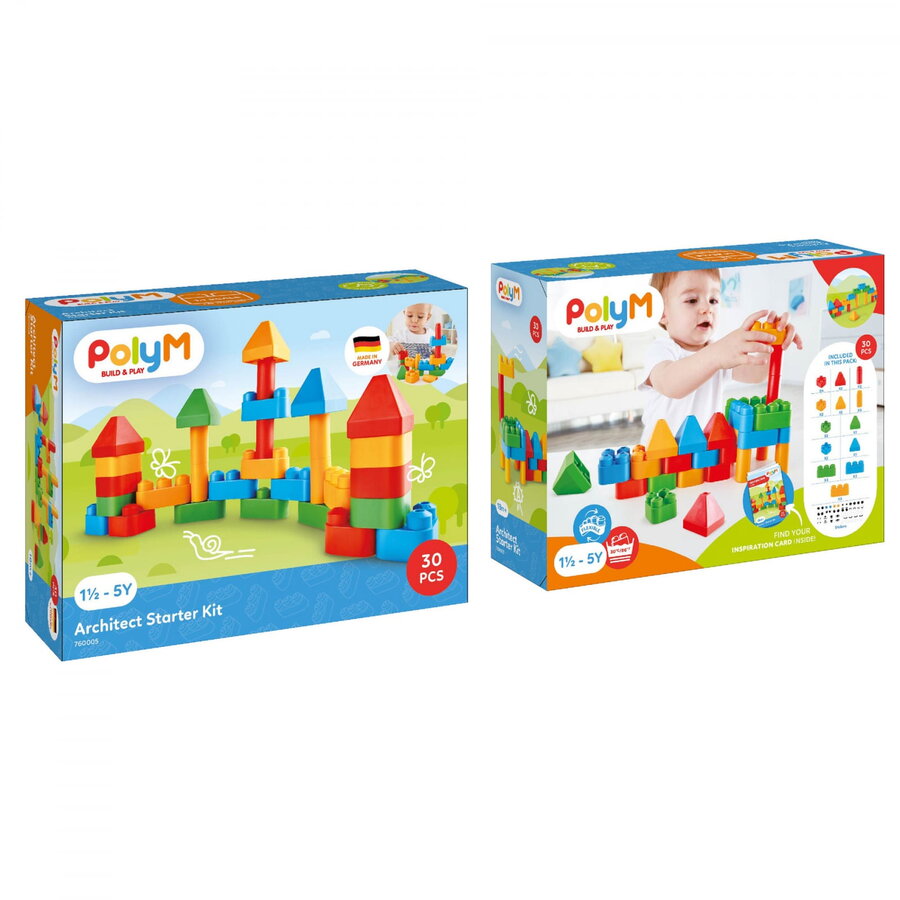 Oferte la Set de Constructie Arhitectura pentru Copii 30 piese +18 luni