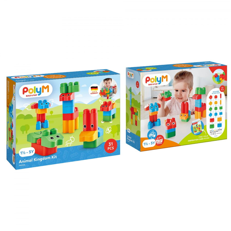 Oferte la Set de Constructie Gradina Zoologica 31 piese +18 luni