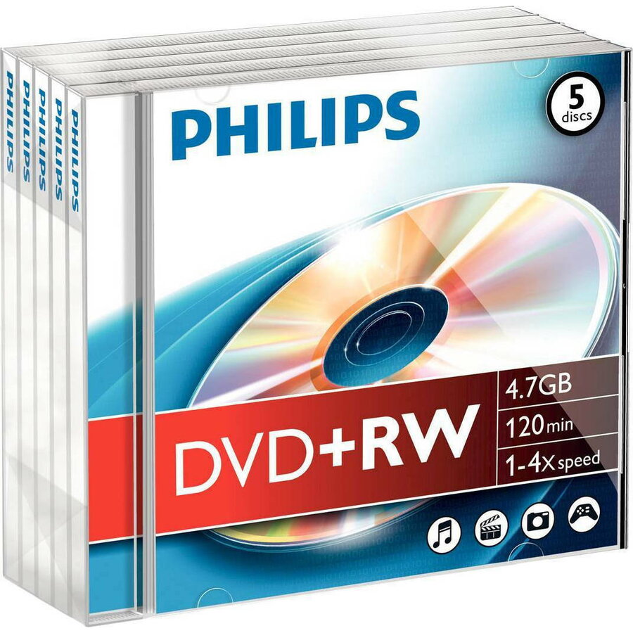 Oferte la Set DW4S4J05F/10  DVD+RW 4.7GB 4x  5 Bucati