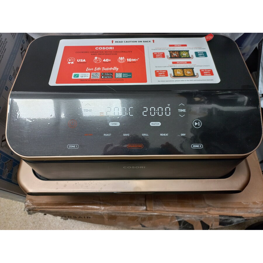 Oferte la Friteuza Resigilat Dual Blaze TwinFry cu Aer Cald 10L 2800W Negru