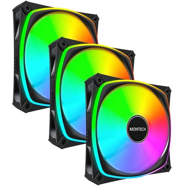 Oferte la Ventilator AX120 PRO PWM ARGB 3Pack 120mm Negru