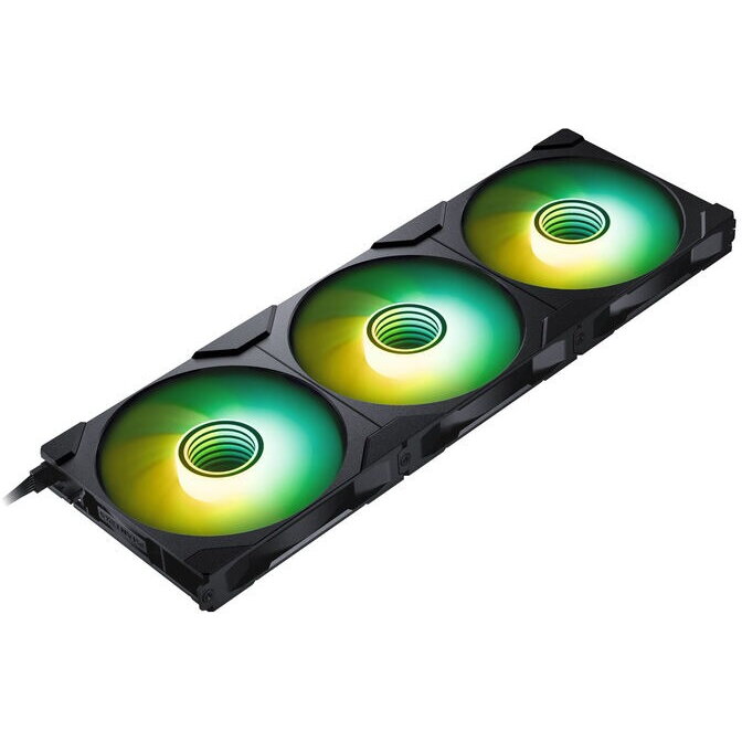 Oferte la Ventilator M25 Gen2 PWM D-RGB 3Pack  Reverse Blade 140mm Negru