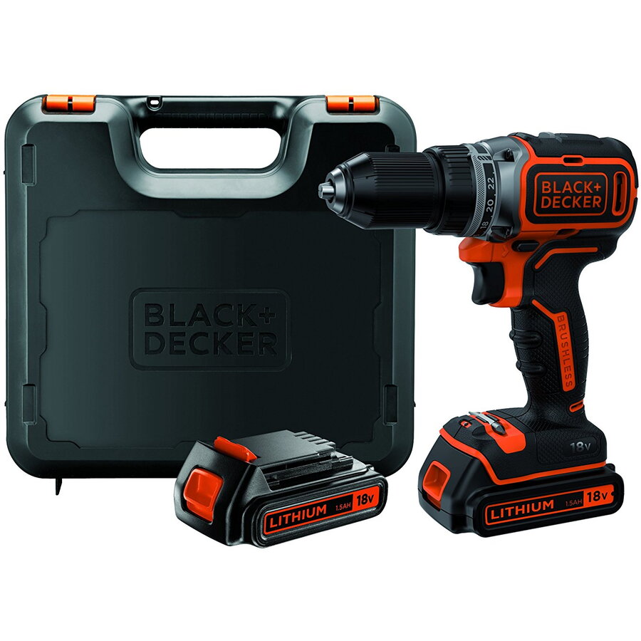 Oferte la Black&Decker BL186KB cordless screw driller + case + 2 Batteries 1.5Ah