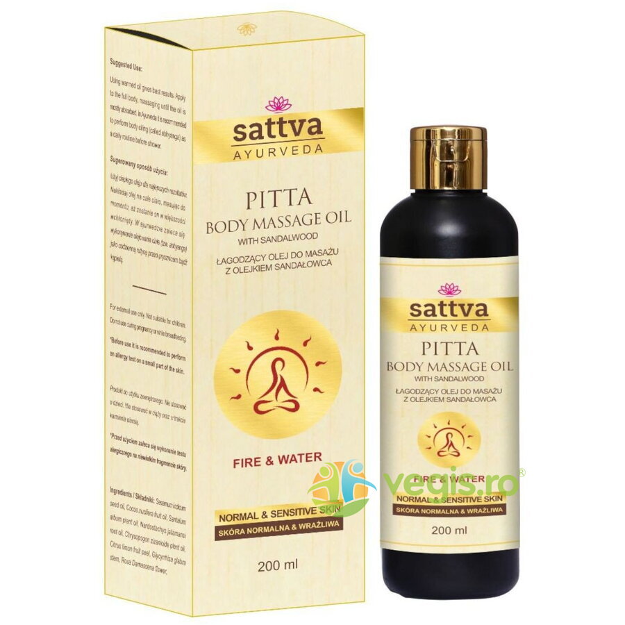 Oferte la Ulei de Masaj Pitta pentru Piele Normala si Sensibila 200ml