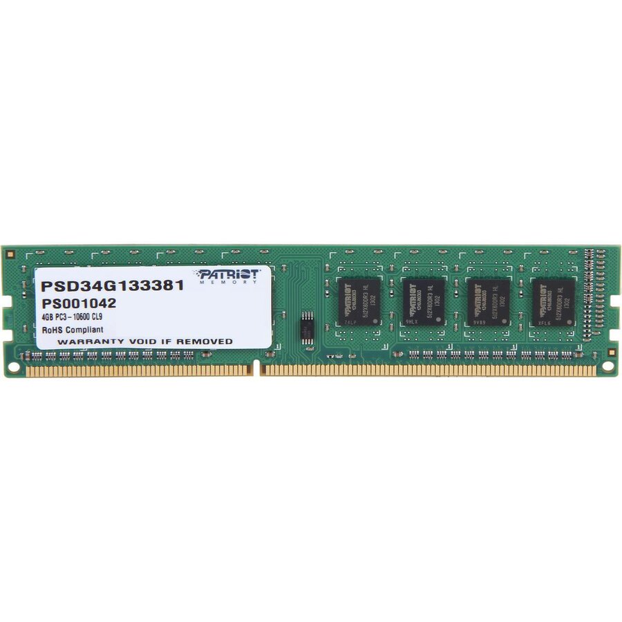 Oferte la Memorie Patriot Signature Line 4gb Ddr3 1333mhz Cl9