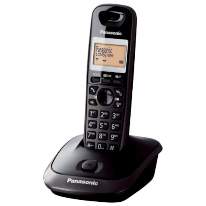 Oferte la Telefon DECT fara fir Panasonic DECT KX-TG2511FXT, Caller ID, Negru