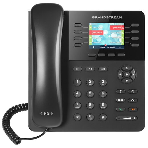 Oferte la Telefon VoIP Grandstream GXP2135, Negru+ Cadou Cablu Reelif Type C