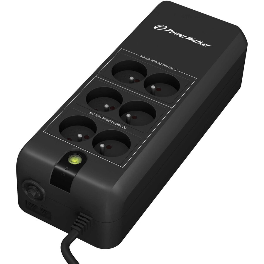 Oferte la UPS PowerWalker VFD 600 APFC FR, Off-line, 300W, sinusoidal modificat, desktop